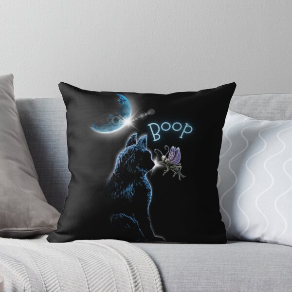 Item preview, BOOP! Midnight Cat & Tree Cricket – Celestial Cat Art designed and sold by ArtistsAtticWI.