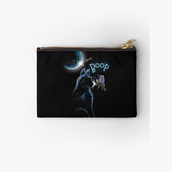 Item preview, BOOP! Midnight Cat & Tree Cricket – Celestial Cat Art designed and sold by ArtistsAtticWI.