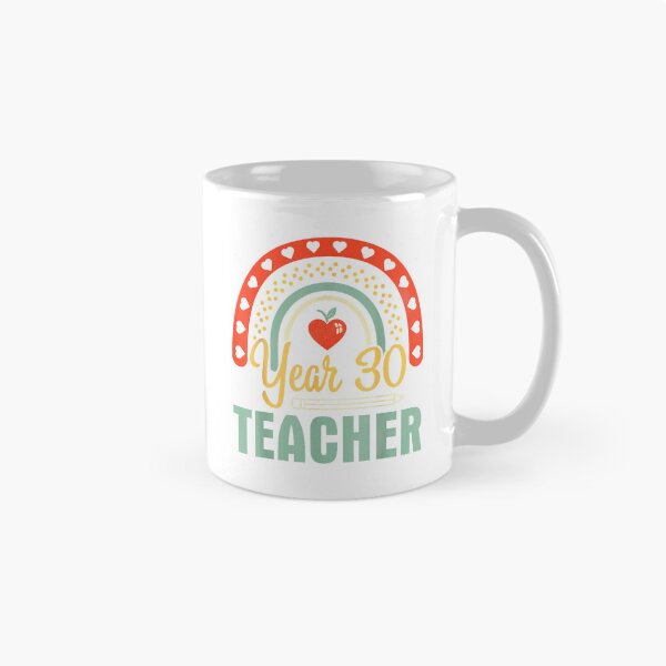 Item preview, Hearts Rainbow Year 30 Teacher Happy Day Me Students Seniors T-Shirt designed and sold by gidget-gadget.