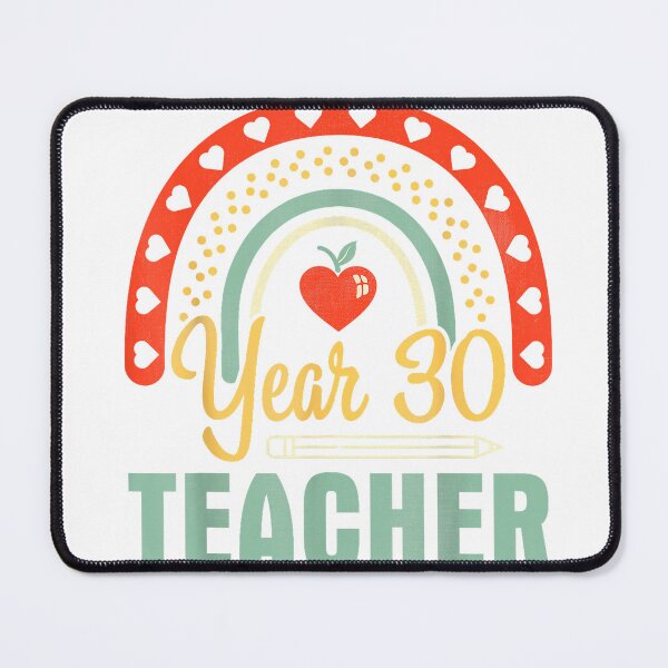 Item preview, Hearts Rainbow Year 30 Teacher Happy Day Me Students Seniors T-Shirt designed and sold by gidget-gadget.