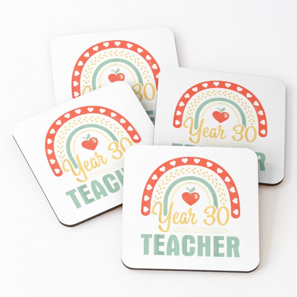 Item preview, Hearts Rainbow Year 30 Teacher Happy Day Me Students Seniors T-Shirt designed and sold by gidget-gadget.