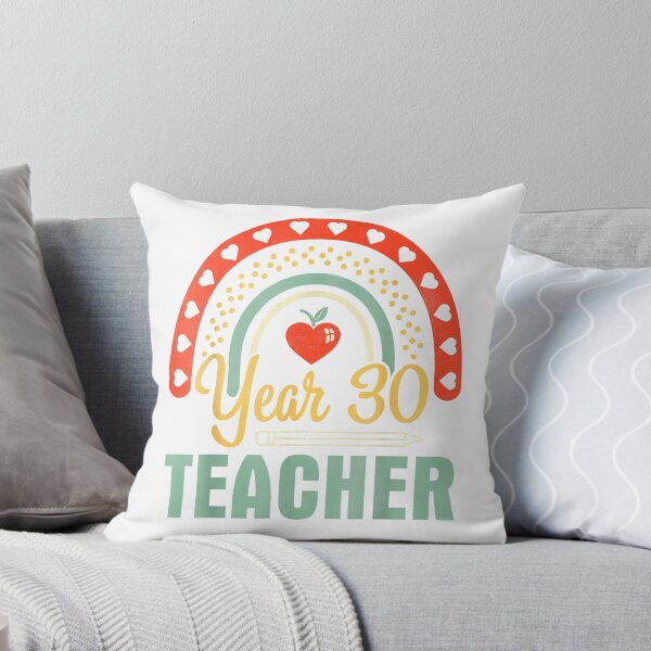Item preview, Hearts Rainbow Year 30 Teacher Happy Day Me Students Seniors T-Shirt designed and sold by gidget-gadget.