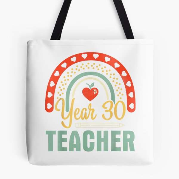 Item preview, Hearts Rainbow Year 30 Teacher Happy Day Me Students Seniors T-Shirt designed and sold by gidget-gadget.