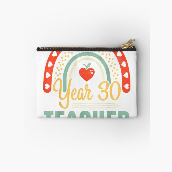 Item preview, Hearts Rainbow Year 30 Teacher Happy Day Me Students Seniors T-Shirt designed and sold by gidget-gadget.