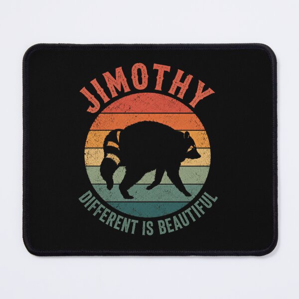 Item preview, Jimothy Raccoon Different Is Beautiful Personalized Animal Individuality designed and sold by RetroMini2026.