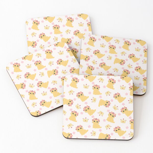 Item preview, Aesthetic Cute Cat & Crown Pattern designed and sold by wann23.