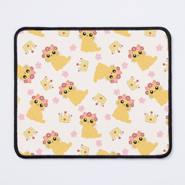 Item preview, Aesthetic Cute Cat & Crown Pattern designed and sold by wann23.