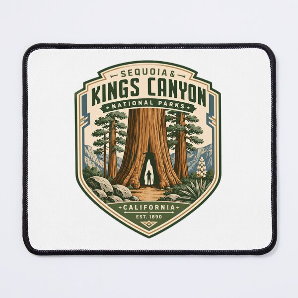 Item preview, Sequoia & Kings Canyon National Parks California Est. 1890 National Park Hiker Nature Lover Travel designed and sold by Star3NowForMe.