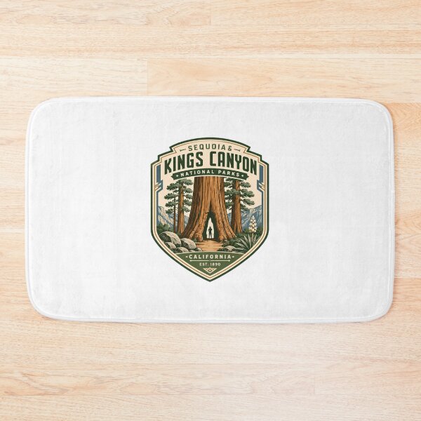Item preview, Sequoia & Kings Canyon National Parks California Est. 1890 National Park Hiker Nature Lover Travel designed and sold by Star3NowForMe.