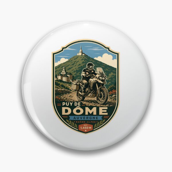Item preview, Puy De Dôme Auvergne Rhône-Alpes France Motorcycle Adventure Motorcyclist designed and sold by Star3NowForMe.