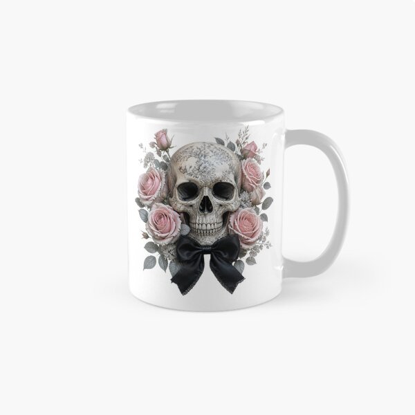Item preview, Cute Coquette Ghost with Black Bow and Roses - Vintage Halloween designed and sold by VaneDesings.