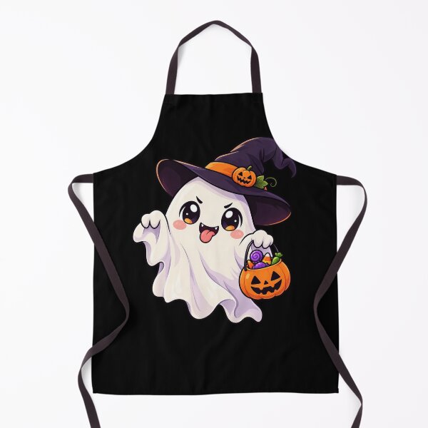 Item preview, Cute Kawaii Halloween Ghost Witch designed and sold by odkocreative.