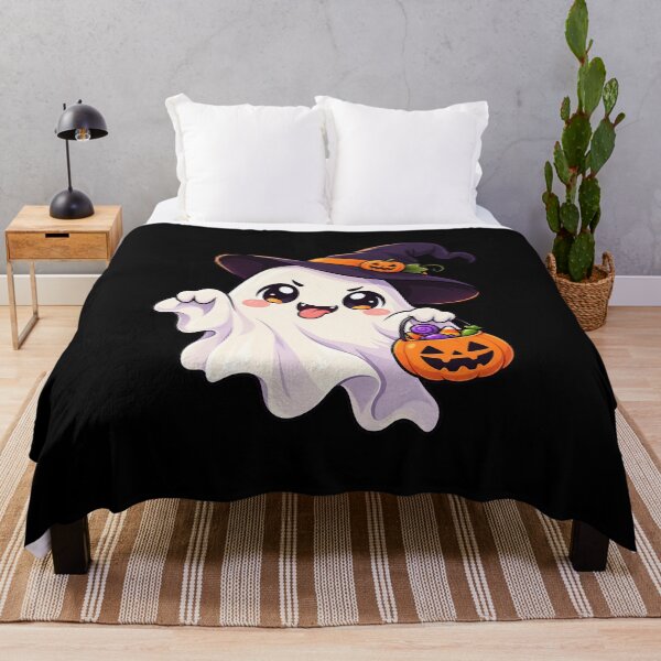 Item preview, Cute Kawaii Halloween Ghost Witch designed and sold by odkocreative.