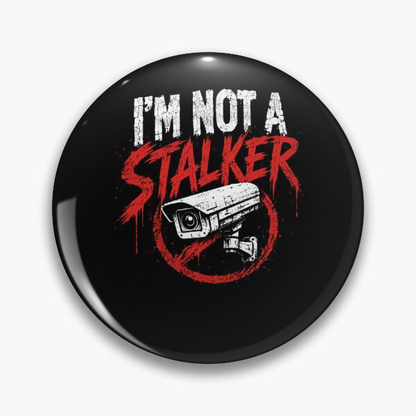Item preview, I'm Not A Stalker Privacy Surveillance Humor designed and sold by RetroMini2026.