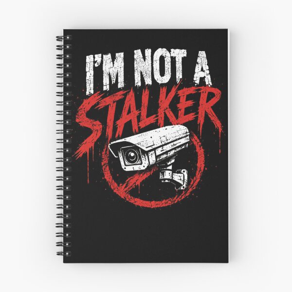 Item preview, I'm Not A Stalker Privacy Surveillance Humor designed and sold by RetroMini2026.
