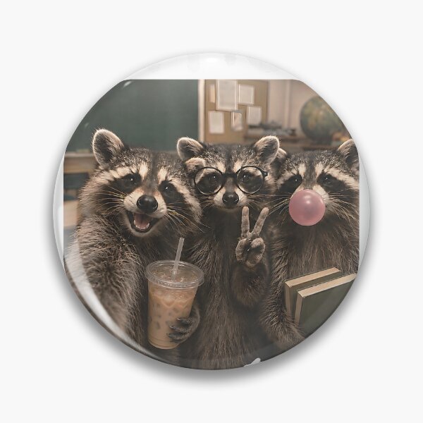 Item preview, Front Office Squad Dream Team Back to School Teacher Raccoon T-Shirt designed and sold by darknessman666.