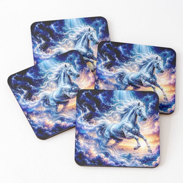 Item preview, Ethereal Equine: in Elemental Fusion Styles" #2 designed and sold by Helios Be. Lavsh.