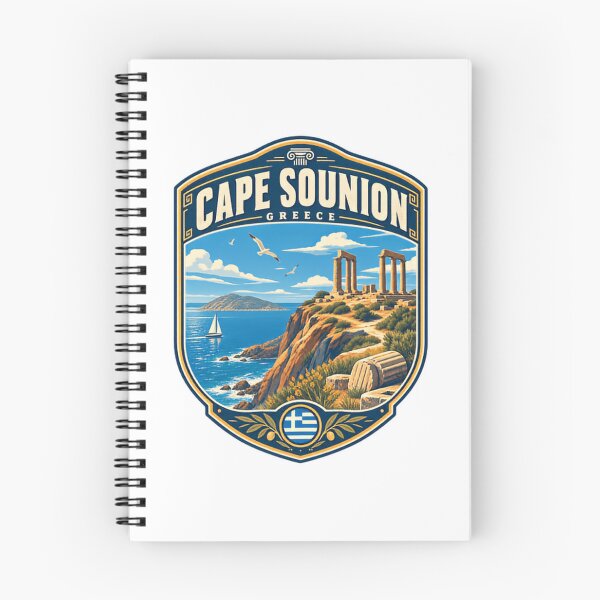 Item preview, Cape Sounion Greece Ancient Landmark Tourist Vacation designed and sold by Star3NowForMe.