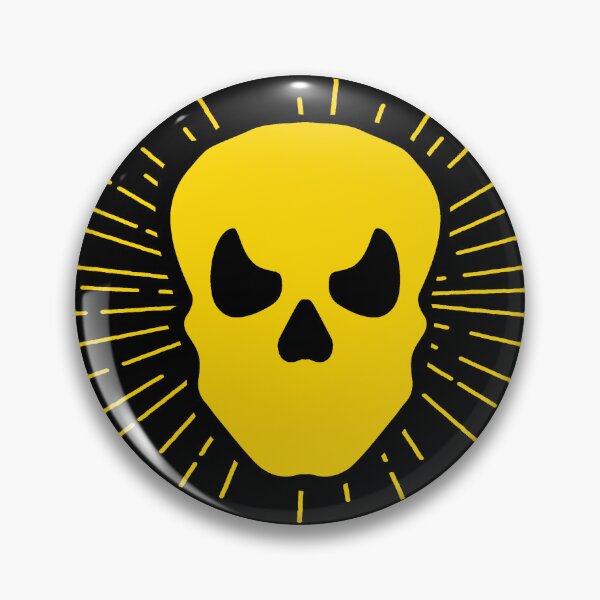 Item preview, Gold Halloween Sunburst Skull Design designed and sold by pattern-archive.