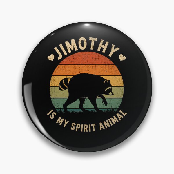 Item preview, Jimothy Is My Spirit Animal Raccoon Wildlife Animal Lover Funny Gift designed and sold by RetroMini2026.