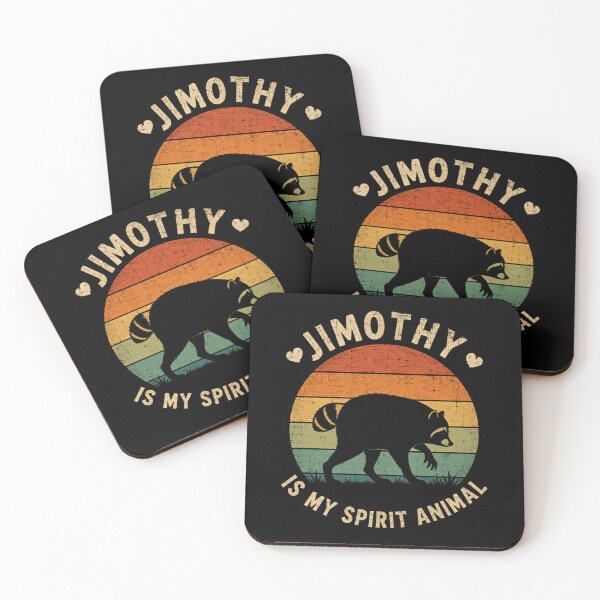 Item preview, Jimothy Is My Spirit Animal Raccoon Wildlife Animal Lover Funny Gift designed and sold by RetroMini2026.