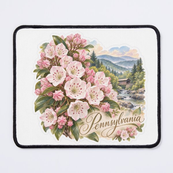 Item preview, Pennsylvania Mountain Laurel Appalachian designed and sold by Whimspired By Paxx.