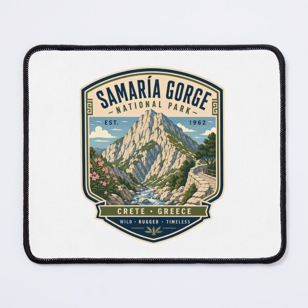 Item preview, Samaria Gorge National Park Crete Greece Travel Hiker Souvenir designed and sold by Star3NowForMe.