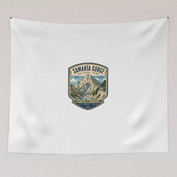 Item preview, Samaria Gorge National Park Crete Greece Travel Hiker Souvenir designed and sold by Star3NowForMe.
