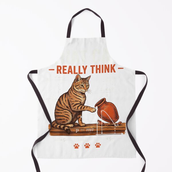 Item preview, Funny Cat Physics What Cats Really Think Science Teacher T-Shirt designed and sold by Offhand.