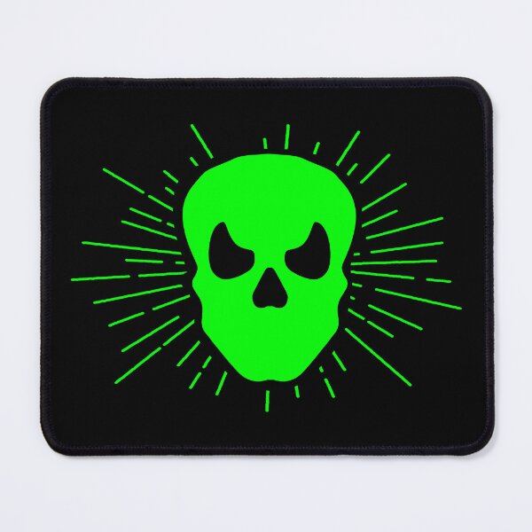 Item preview, Lime Halloween Sunburst Skull Design designed and sold by pattern-archive.