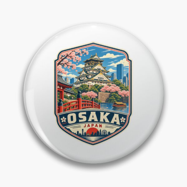 Item preview, Osaka Japan Travel Souvenir City Landmark Tourist designed and sold by Star3NowForMe.