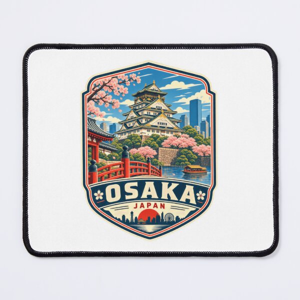 Item preview, Osaka Japan Travel Souvenir City Landmark Tourist designed and sold by Star3NowForMe.