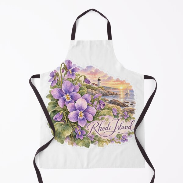 Item preview, Rhode Island Violets Coastal Lighthouse designed and sold by Whimspired By Paxx.