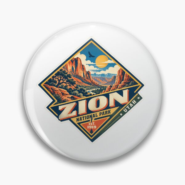 Item preview, Zion National Park Est. 1919 Utah Travel Hiking Outdoor Souvenir designed and sold by Simsimah26Parks.