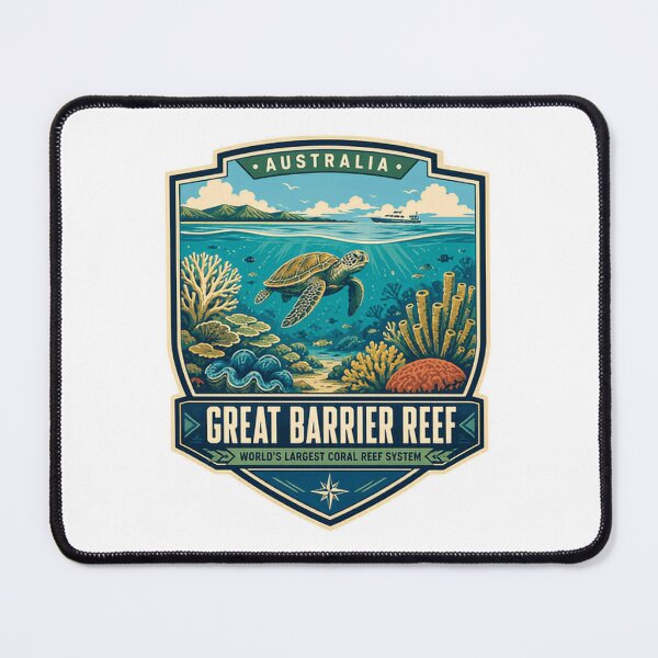 Item preview, Australia Great Barrier Reef World's Largest Coral Reef System Marine Life Travel Souvenir designed and sold by Star3NowForMe.