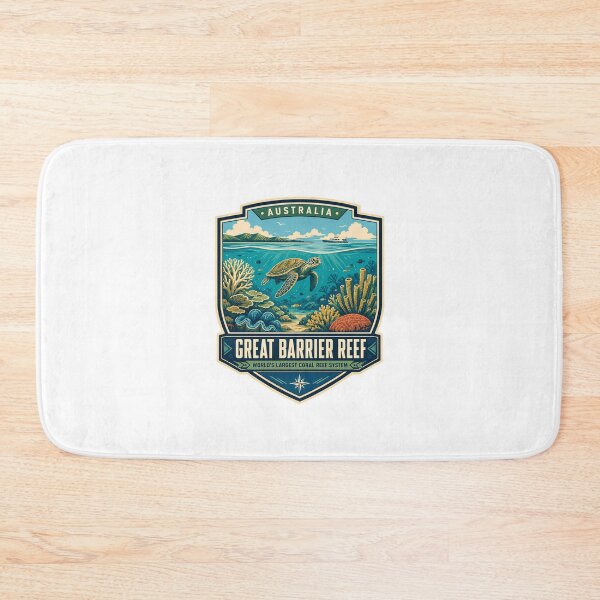 Item preview, Australia Great Barrier Reef World's Largest Coral Reef System Marine Life Travel Souvenir designed and sold by Star3NowForMe.