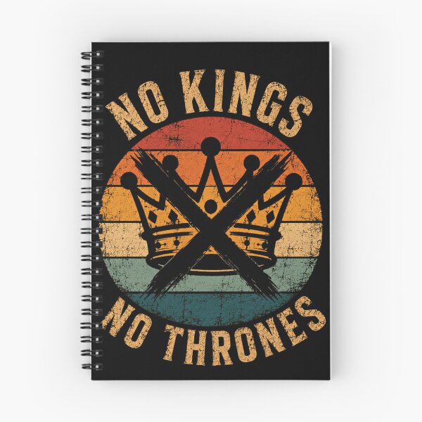 Item preview, No Kings No Thrones Anti Monarchy Anarchy Rebel Activist designed and sold by RetroMini2026.
