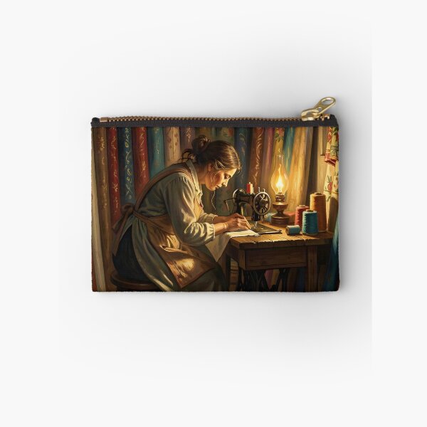 Item preview, Never Underestimate The Power Of A Woman With A Sewing Machine designed and sold by Wiss2Arts.