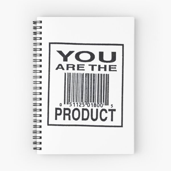 Item preview, You Are The Product Barcode Art - Minimalist Anti-Consumerism Graphic Poster designed and sold by Billy Morfo™.