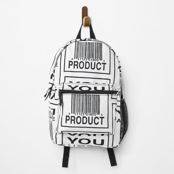 Item preview, You Are The Product Barcode Art - Minimalist Anti-Consumerism Graphic Poster designed and sold by Billy Morfo™.