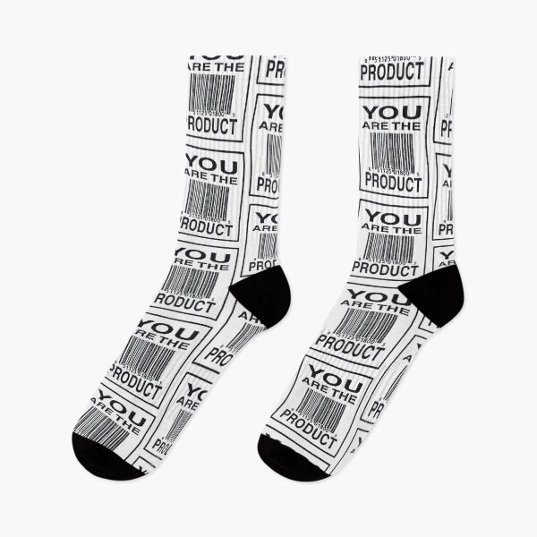 Item preview, You Are The Product Barcode Art - Minimalist Anti-Consumerism Graphic Poster designed and sold by Billy Morfo™.