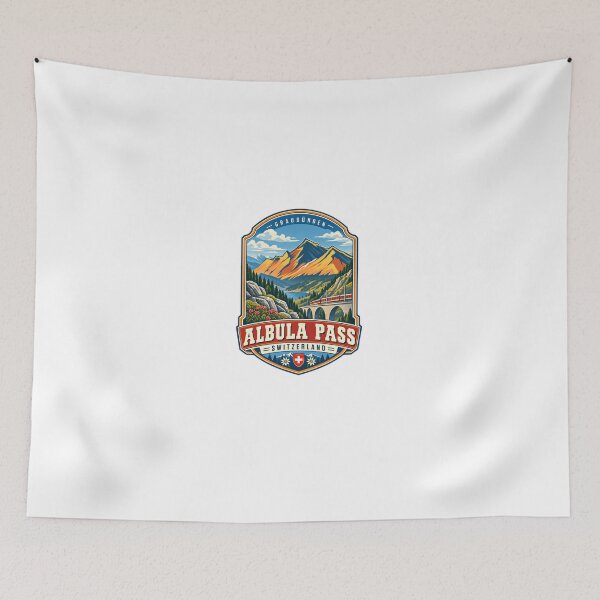 Item preview, Graubünden Albula Pass Switzerland Swiss Alps Travel Mountain Railway designed and sold by Star3NowForMe.