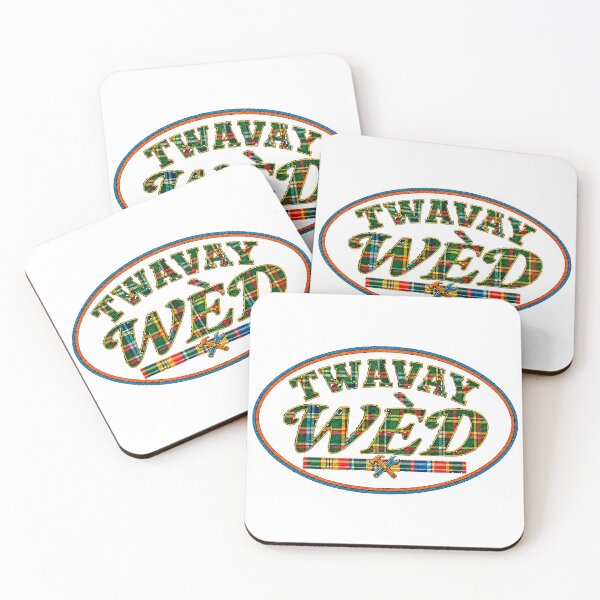 Item preview, TWAVAY WÈD — Work Hard in Saint Lucian Kwéyòl designed and sold by CaribChroma.