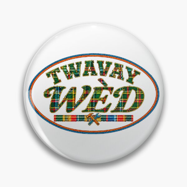 Item preview, TWAVAY WÈD — Work Hard in Saint Lucian Kwéyòl designed and sold by CaribChroma.