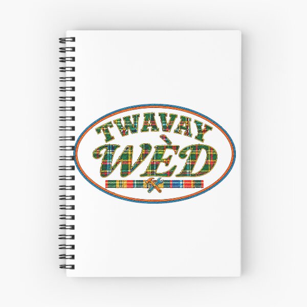 Item preview, TWAVAY WÈD — Work Hard in Saint Lucian Kwéyòl designed and sold by CaribChroma.