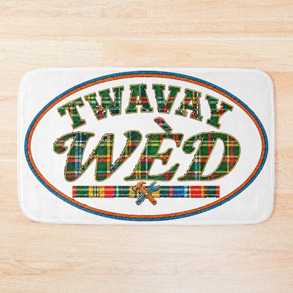 Item preview, TWAVAY WÈD — Work Hard in Saint Lucian Kwéyòl designed and sold by CaribChroma.