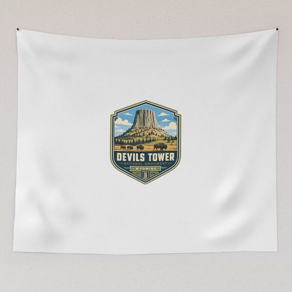 Item preview, Devils Tower National Monument Wyoming National Park Souvenir designed and sold by Star3NowForMe.