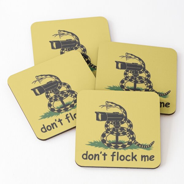 Item preview, Don't Flock Me | Libertarian Gadsden Surveillance Camera Statement designed and sold by CoolHistoryMan.