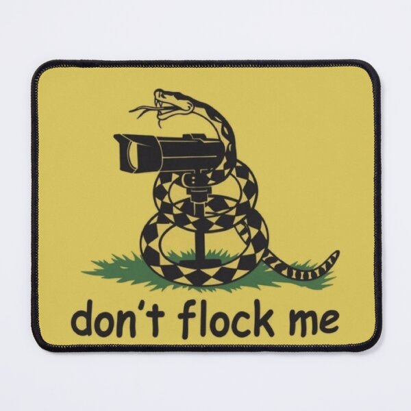 Item preview, Don't Flock Me | Libertarian Gadsden Surveillance Camera Statement designed and sold by CoolHistoryMan.