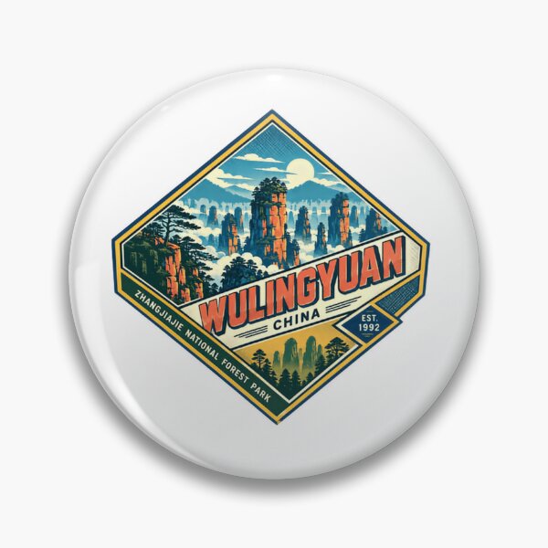 Item preview, Wulingyuan China Zhangjiajie National Forest Park Est. 1992 Travel Tourist Landmark Adventure designed and sold by Simsimah26Parks.